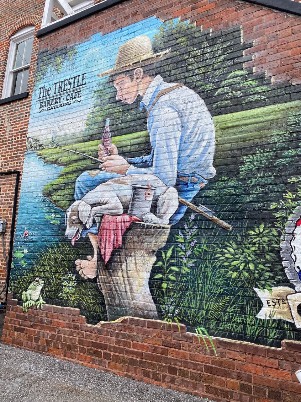 Conway, SC -take in the many murals painted by a local artist