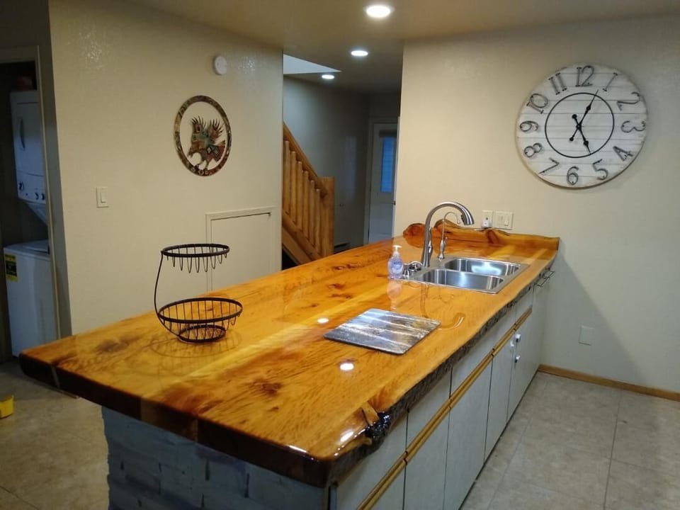 Live edge Juniper tree countertops