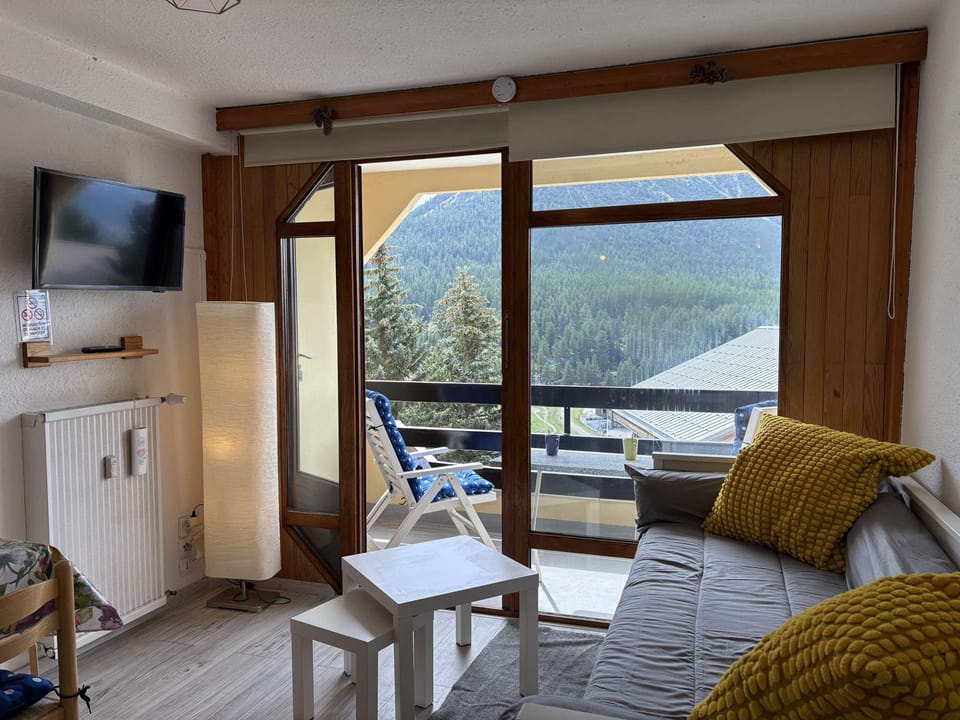 Spacious studio, panoramic view - 4 guests Apartment in Montgenèvre