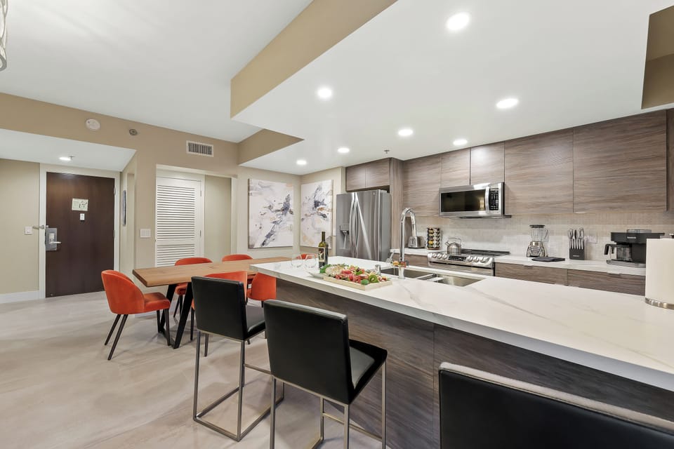 Lots of counter space to work on your latest baking project.