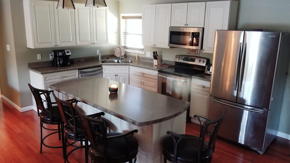 Kitchen with convection oven