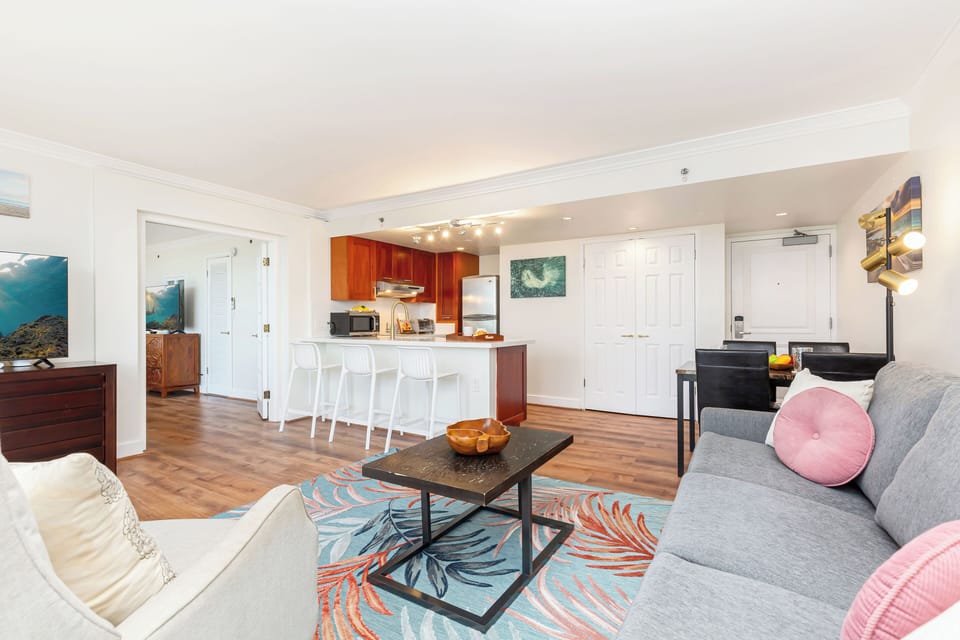 Cozy living room with spacious seating arrangements