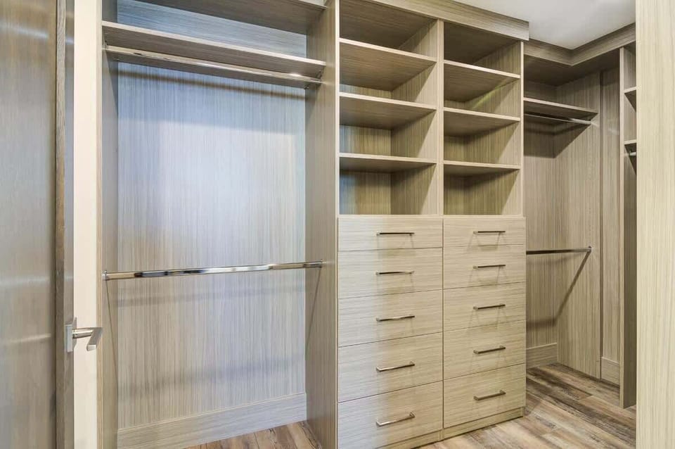 Spacious closet