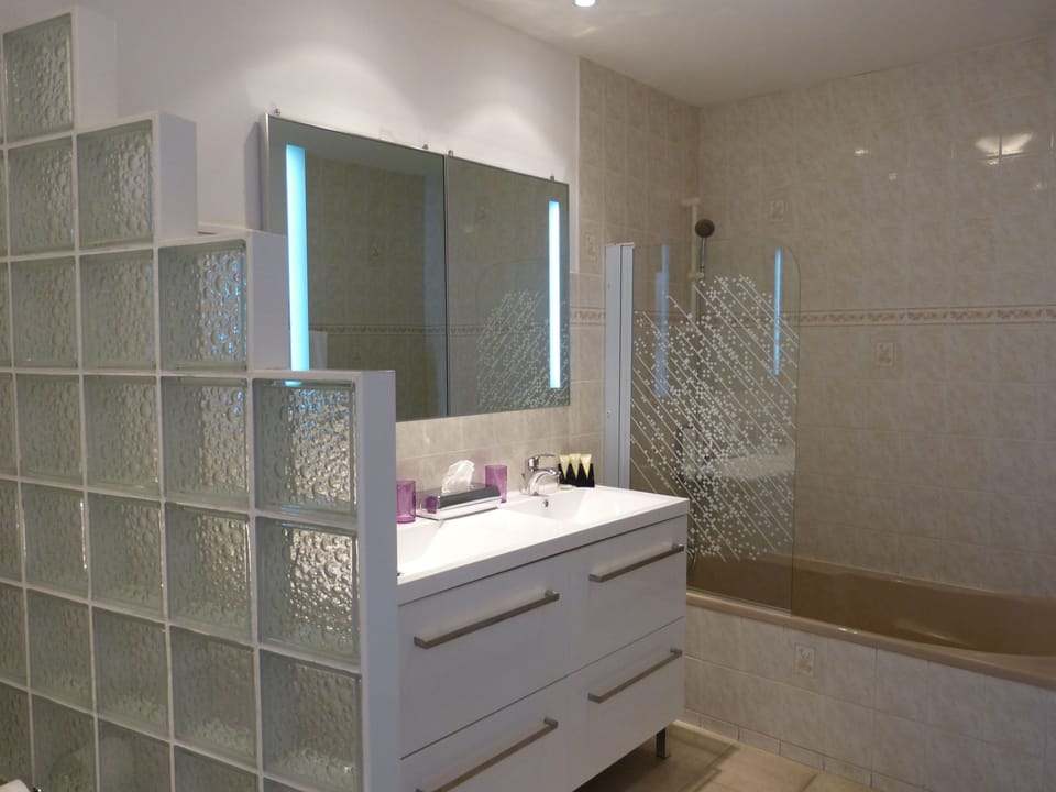 Free toiletries, hair dryer, towels