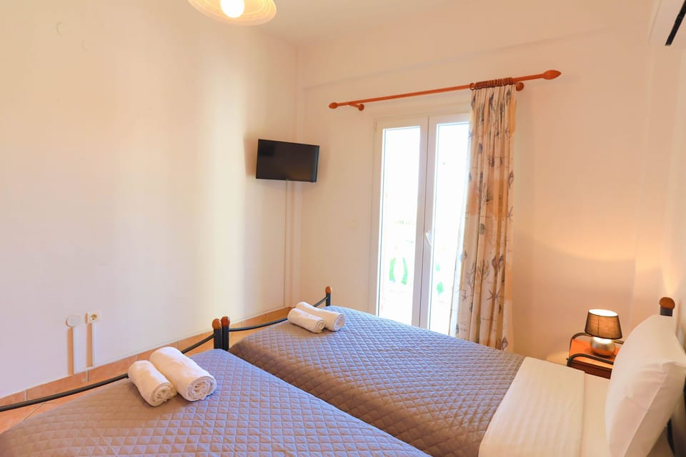 Bedroom with TV