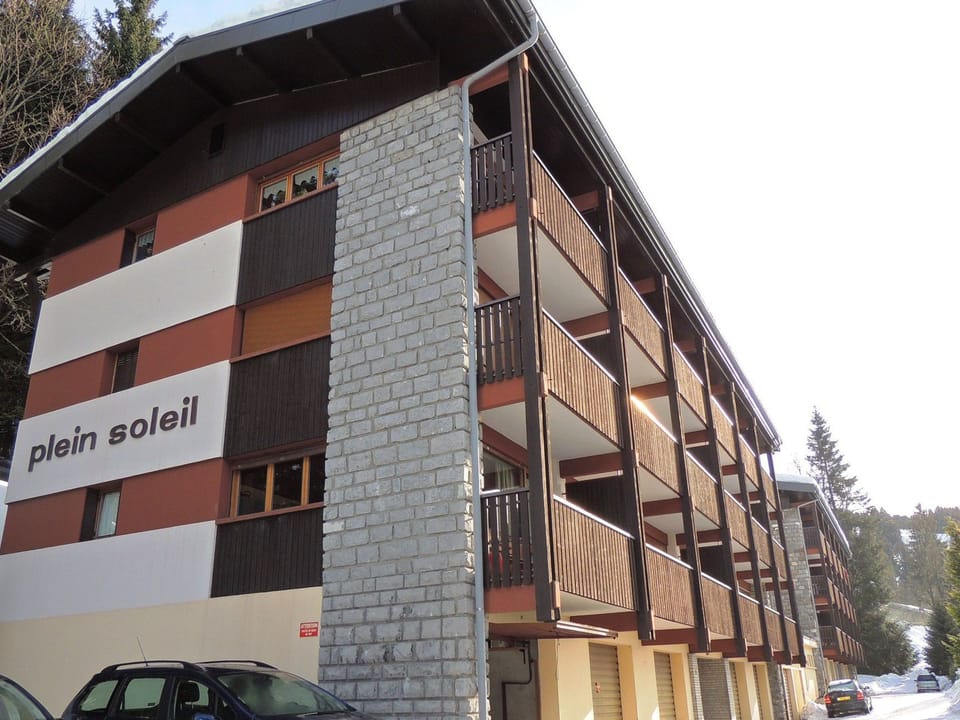 Studio cabin 4 pax near slopes, wifi, parking Apartment in Les Gets