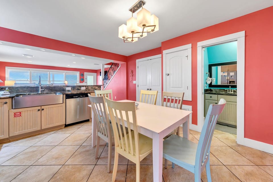 Dining and kitchen