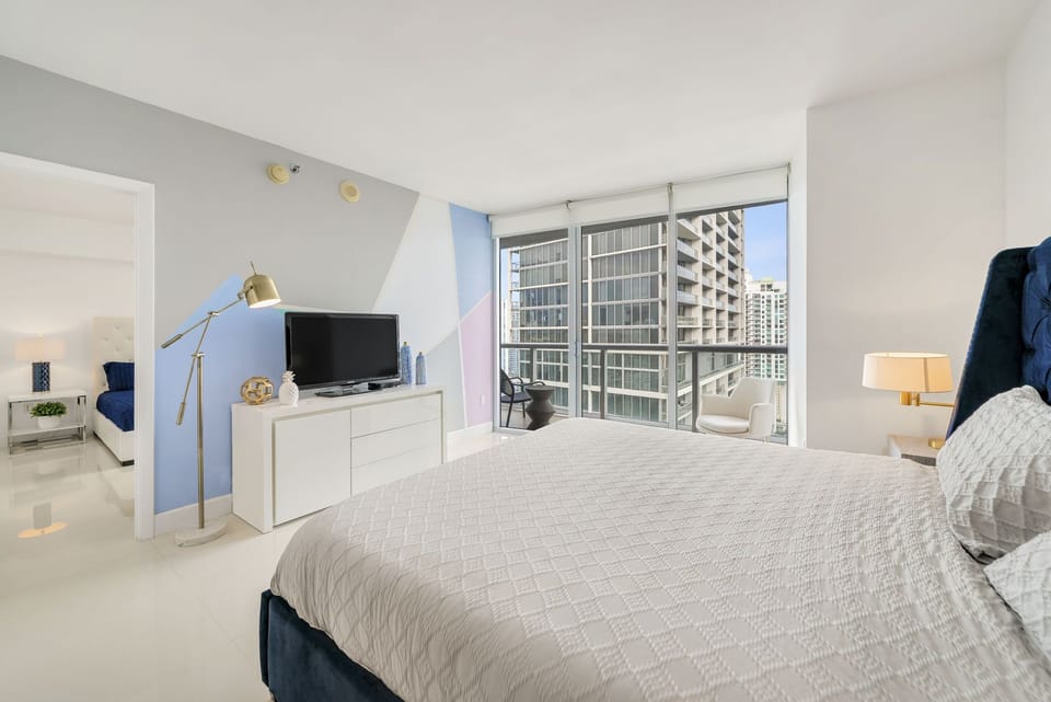 Spacious and stylish bedrooms with a solid view!