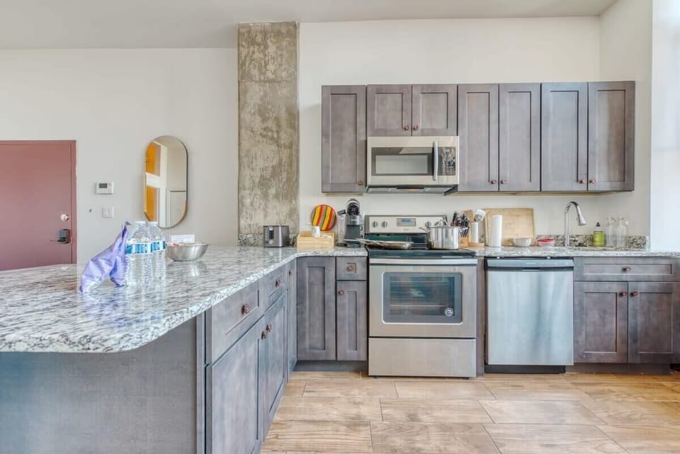 Fully stocked kitchen with all culinary tools you need