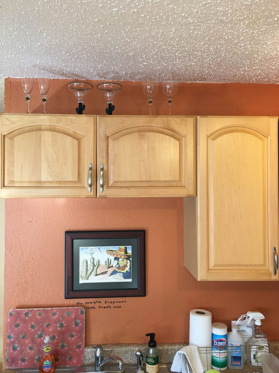 Fully stocked kitchen