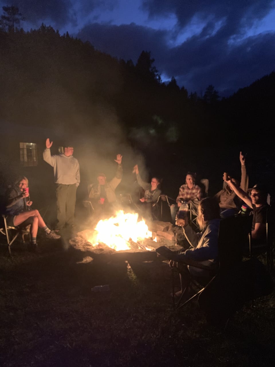 Where friends gather. 