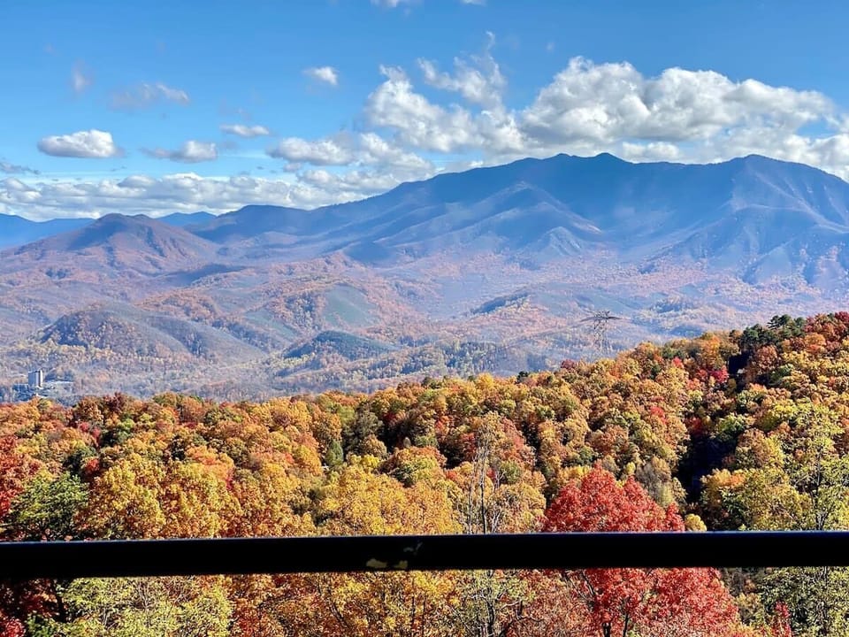 Sweeping Views Of The Great Smoky Mountains National Park Right Off The Deck!