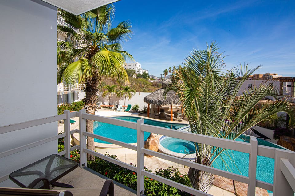 Patio/Terrace looking out to pool area