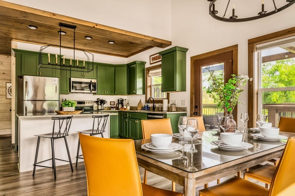 A fully stocked kitchen with everything you could need!