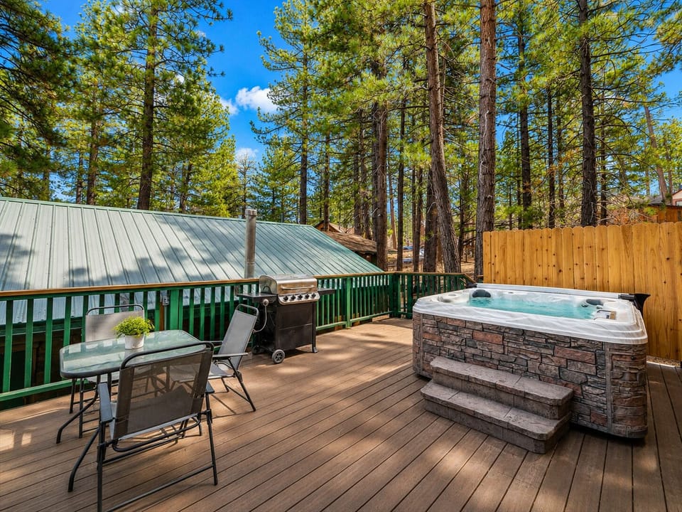 BBQ and Hot Tub area