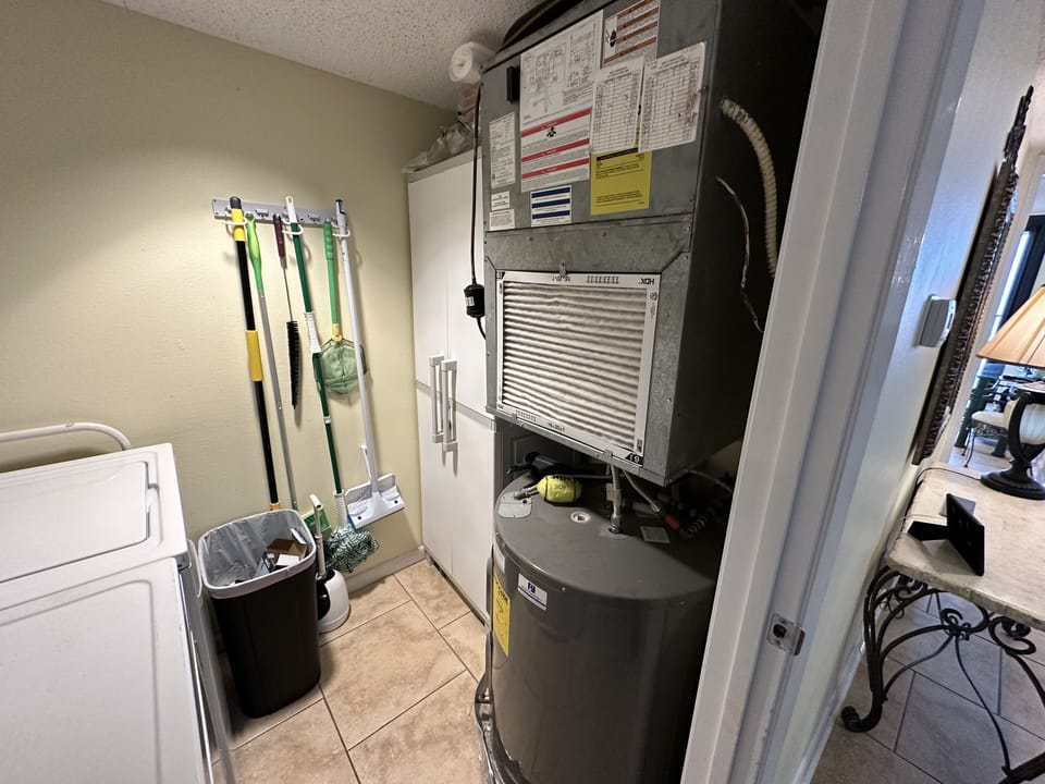 Laundry Room with all the cleaning products you might need.