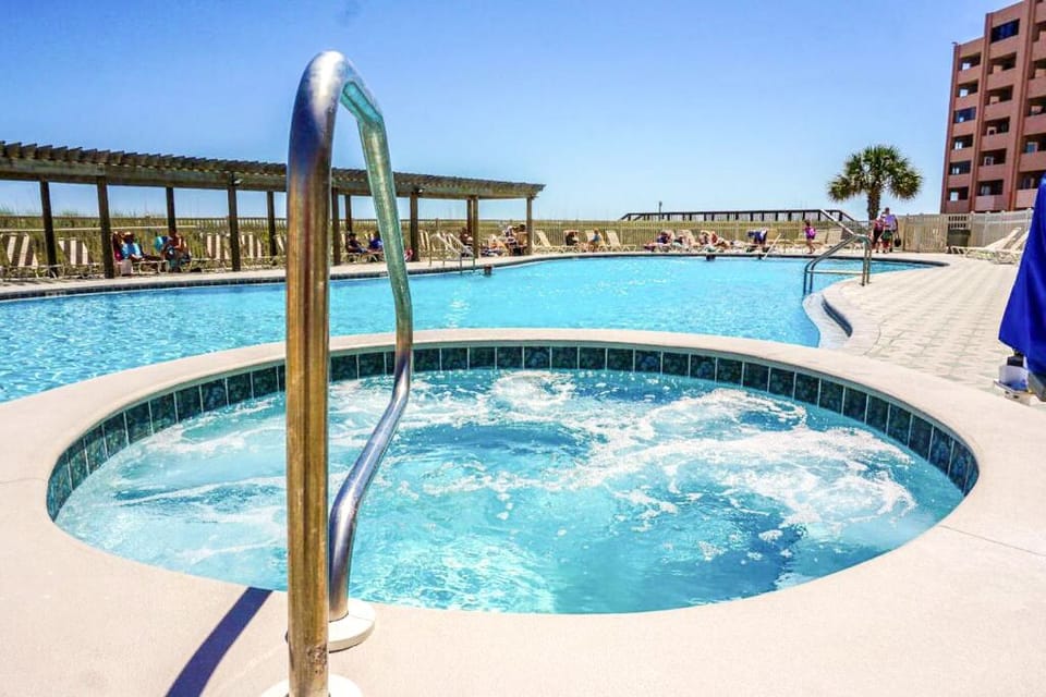 You’ll love starting and ending your day in the bubbling hot tub