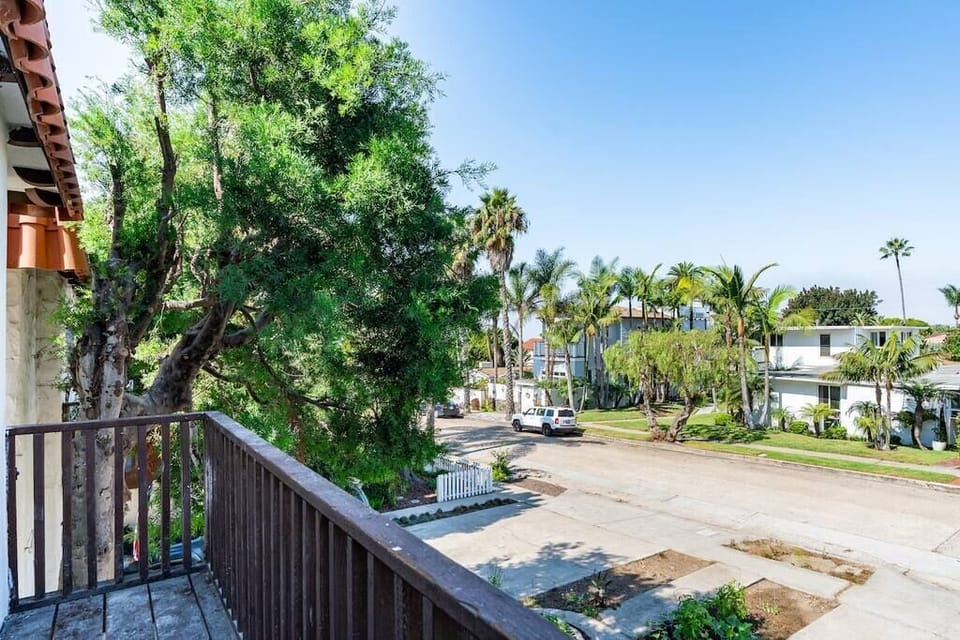 Master Bedroom Balcony | Palm Tree Views | Beach is just a 2 minute walk down the street