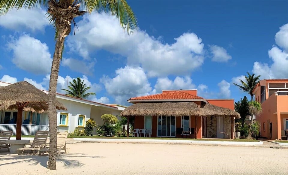 Front from beach
