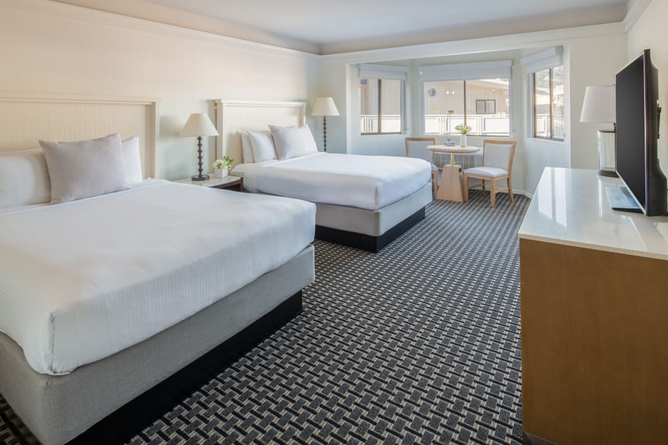 Egyptian cotton sheets, premium bedding, down comforters, in-room safe