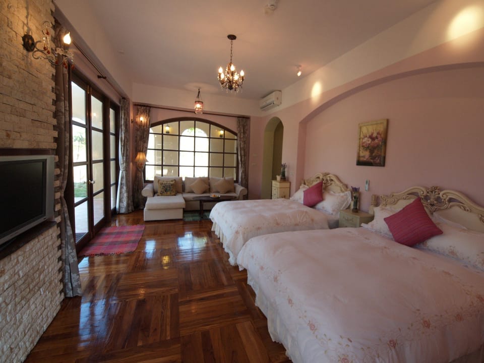 Grand Quadruple Room, 2 Double Beds, Park View, Tower | Premium bedding, down comforters, minibar, individually decorated