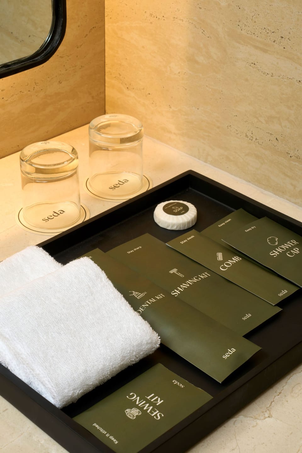 Shower, free toiletries, hair dryer, bathrobes