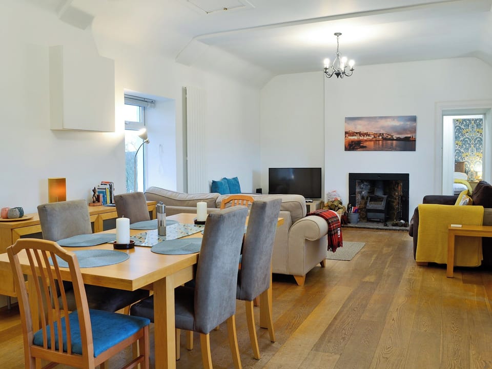 Living room/dining room | Kirklauchline Cottage, Stoneykirk, near Portpatrick