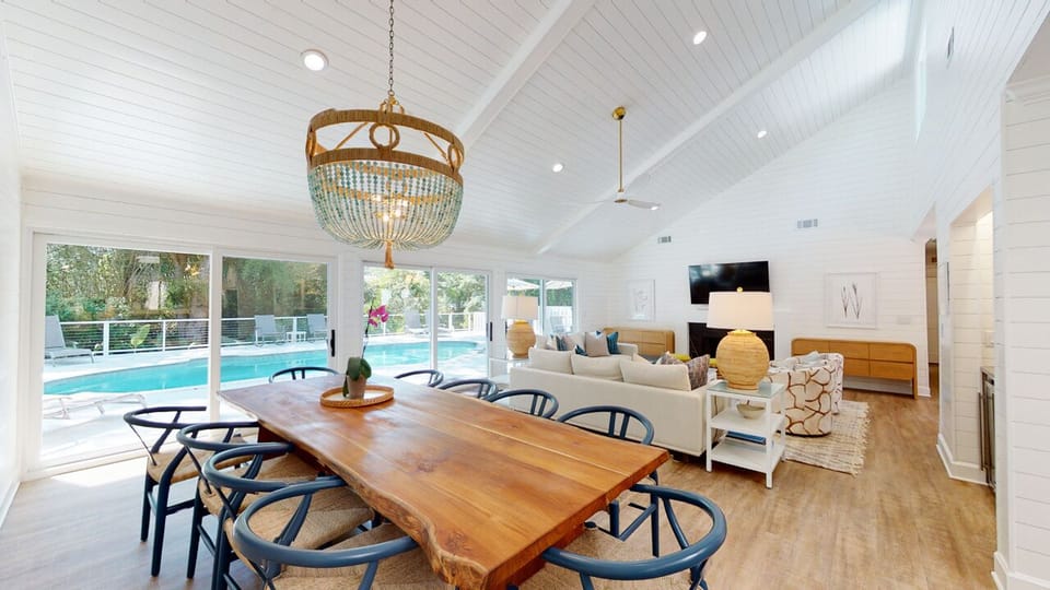Dining and Living Areas Open Concept