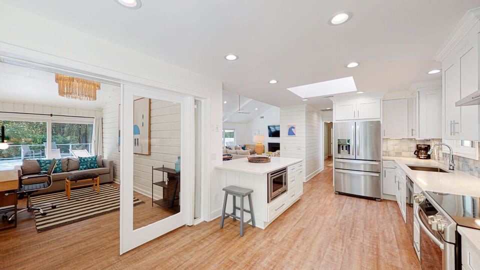 Large Kitchen with Custom Cabinets