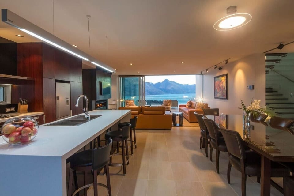 Mid-level with spacious living.