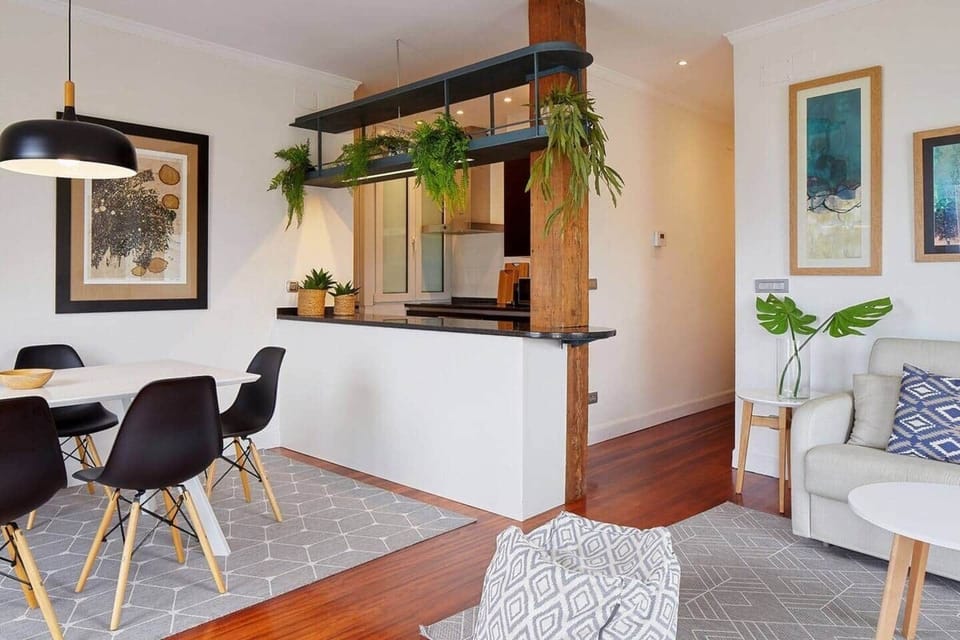 Kitchen and living room all in one