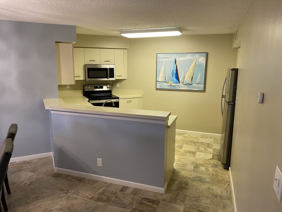Kitchen area.