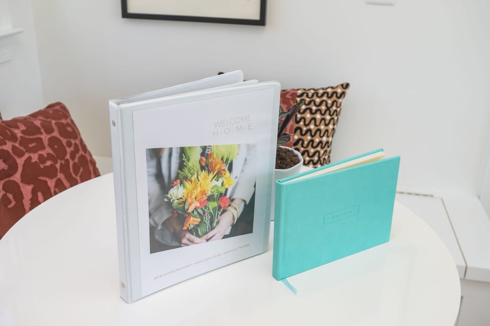 Our house manual guides you through all the details of our studio & neighborhood