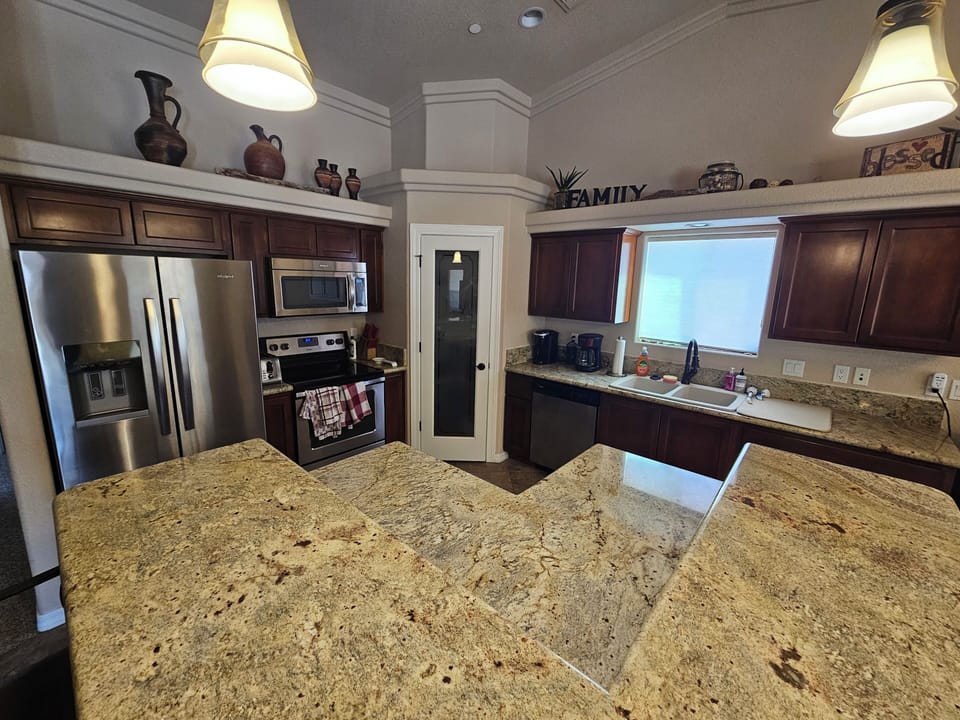 kitchen with walk-in pantry