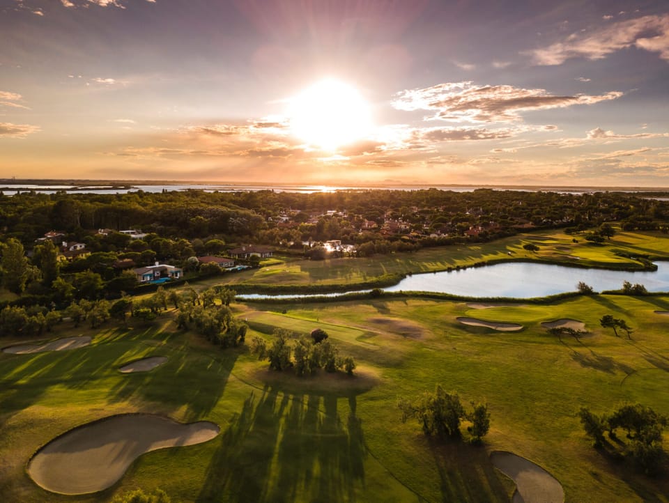 View of the golf field