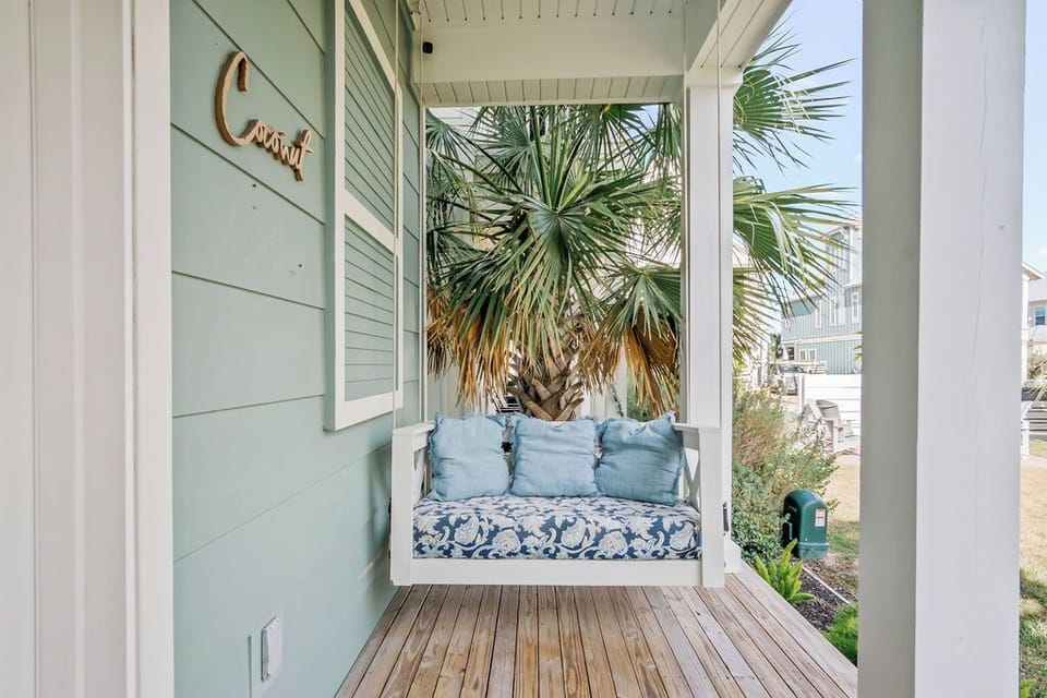 Porch Swing off of Primary King Bedroom