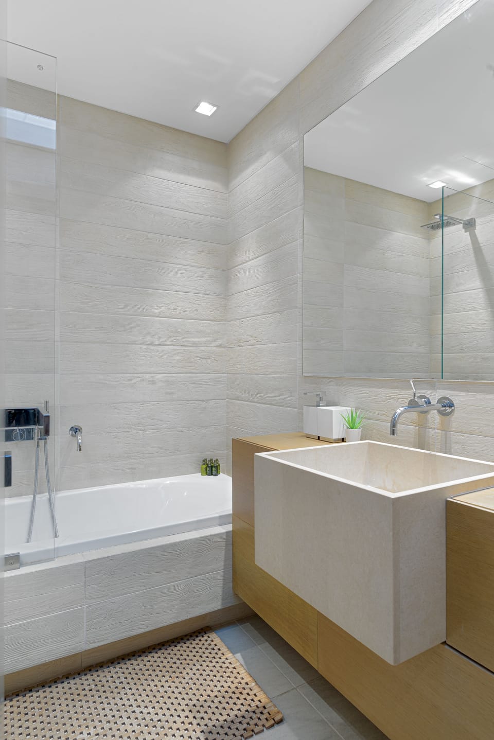 Bathroom One With Bathtub