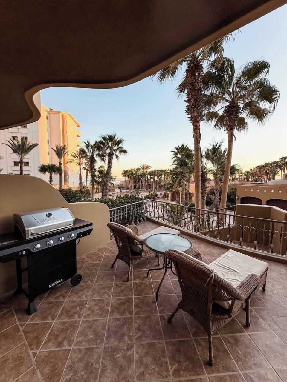 Patio with BBQ