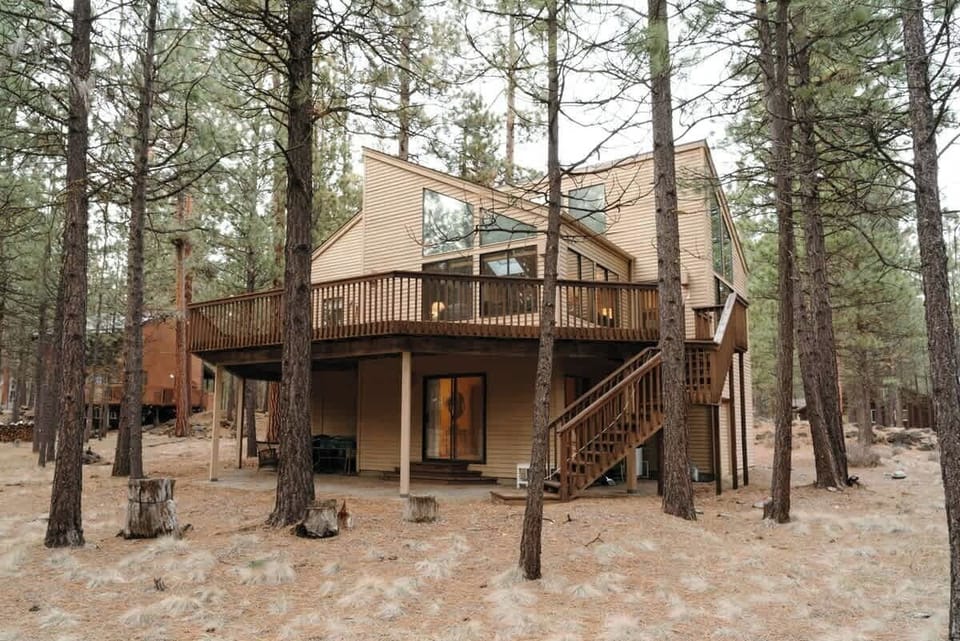 Large back deck