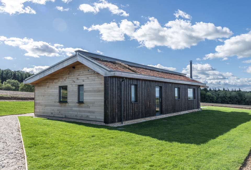 Fern, Ansty:  With its sedum roof and smart timber cladding