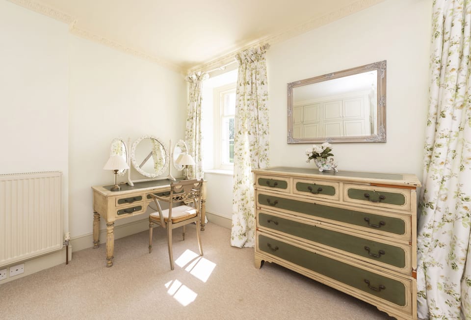 The Garden House first floor: Bedroom one with en-suite bathroom