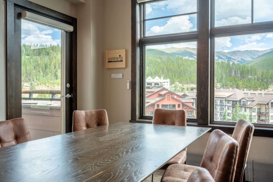Soak in the views from the dinner table