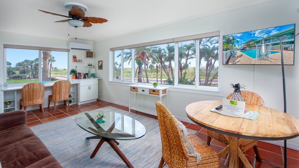 Experience the ultimate "Old Florida" getaway in this beachfront second-floor corner suite