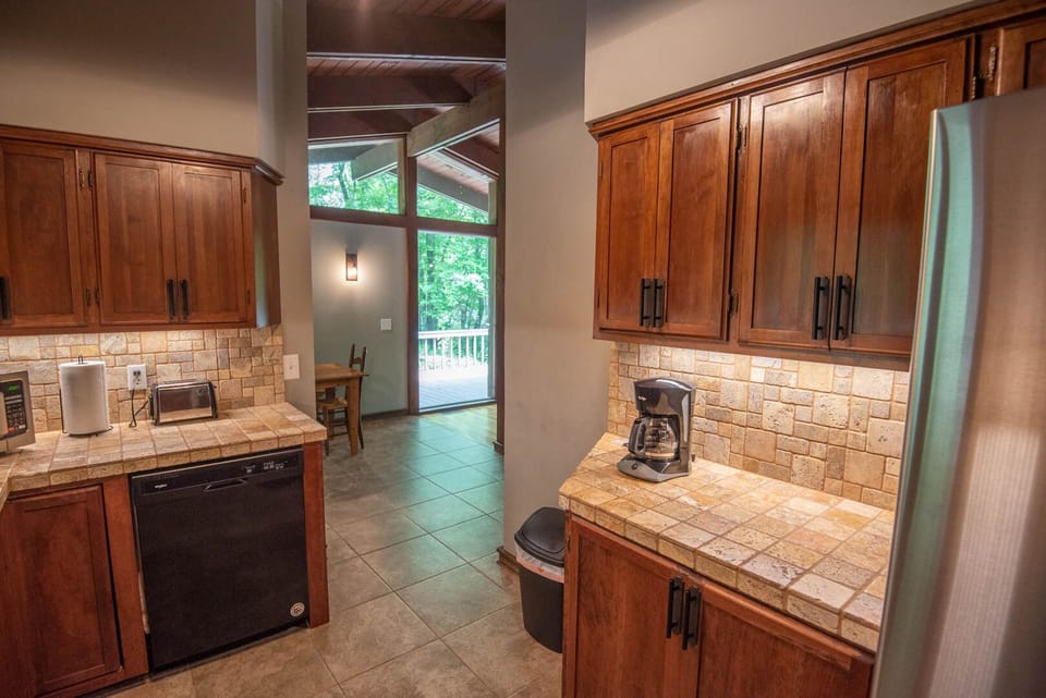 Coffee maker & dishwasher, of course...