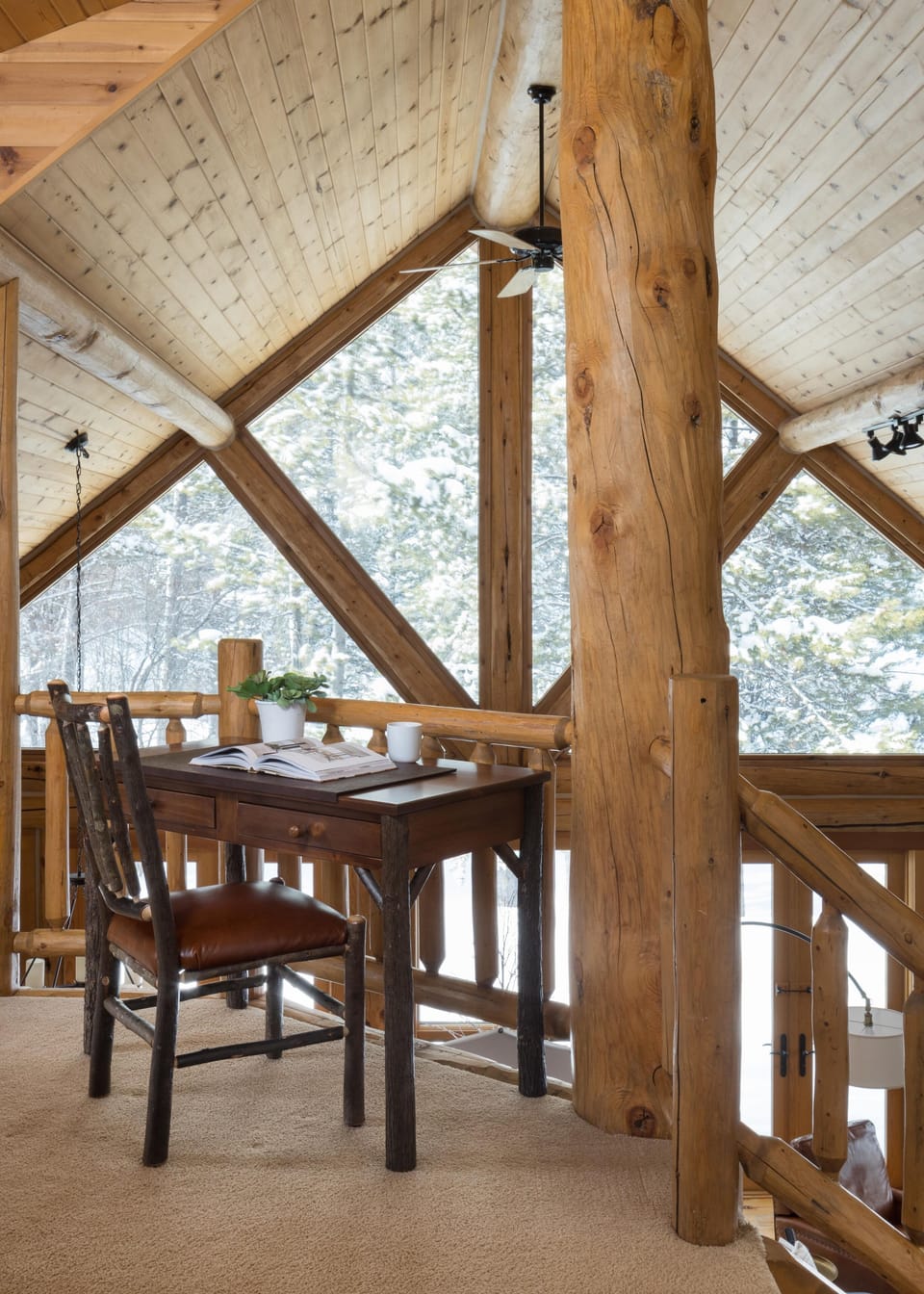 Loft over looking Living room