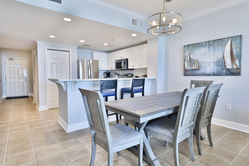 Dining table.