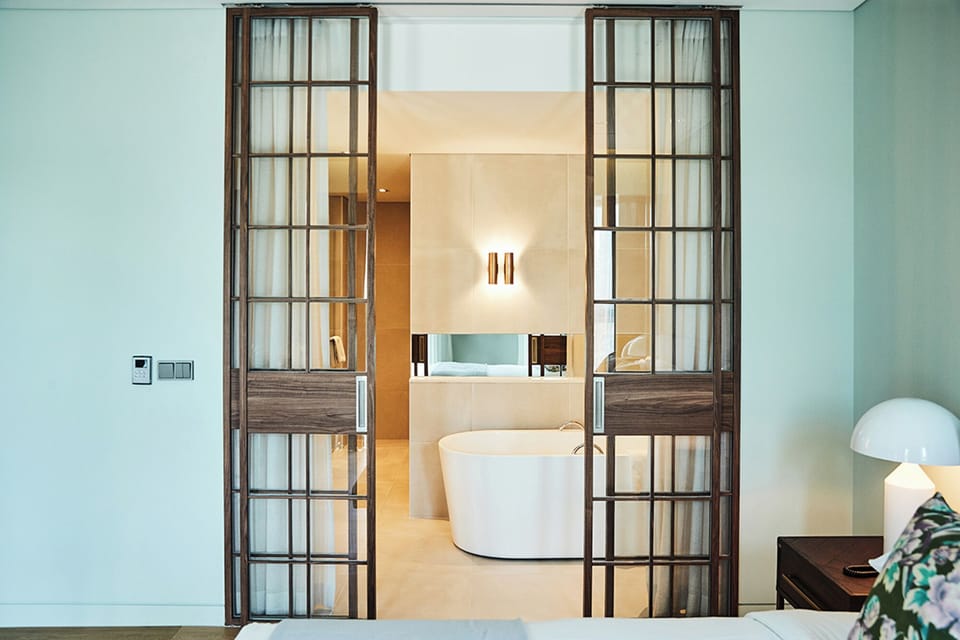 Lacasa Suite | Bathroom | Free toiletries, hair dryer, slippers, towels