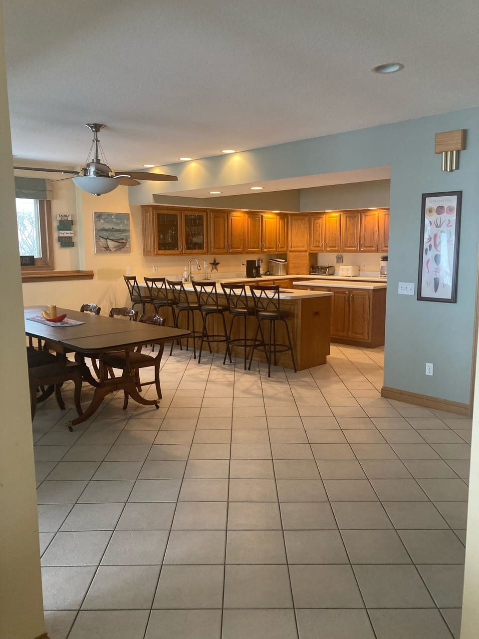 Large Kitchen/Dining Area