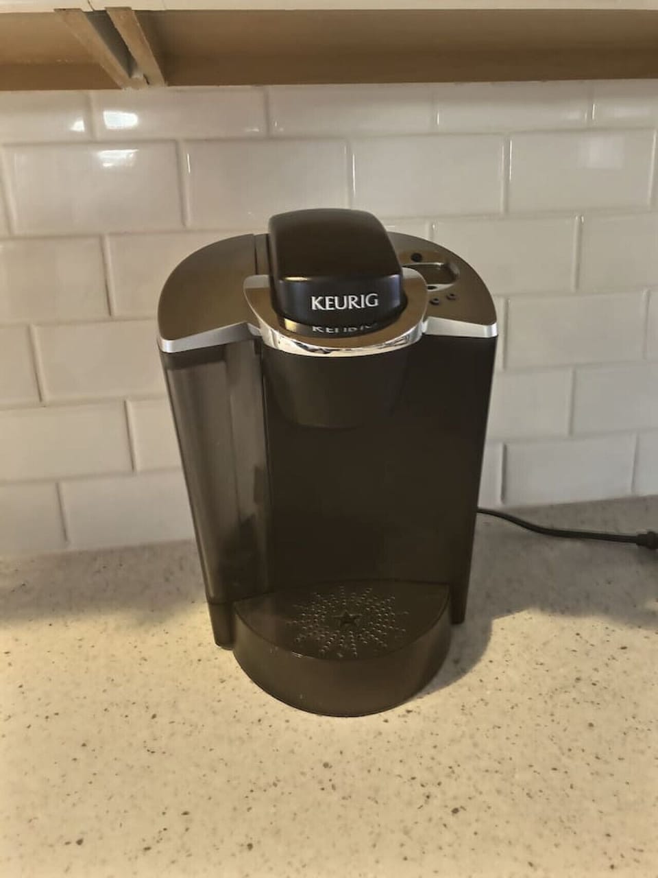 Keurig and a Mr. Coffee Pot on-site.  Starter pods and filters provided.