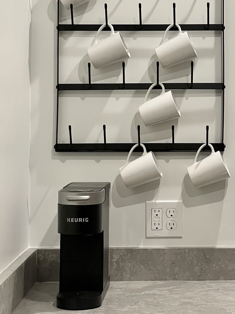 Keurig coffee maker is available.
